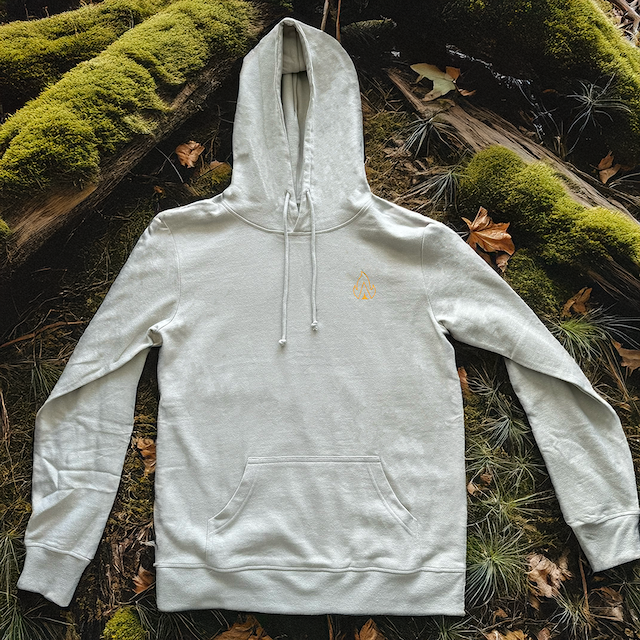 Vancouver Landmarks Hoodie by VELU, a sustainable unisex hoodie made from organic cotton and hemp.