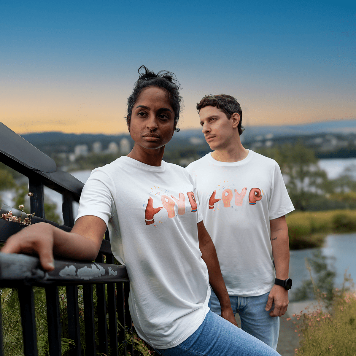 Aurora Horizon Tee – Ethical Bamboo T-Shirt Made in Canada | VELU